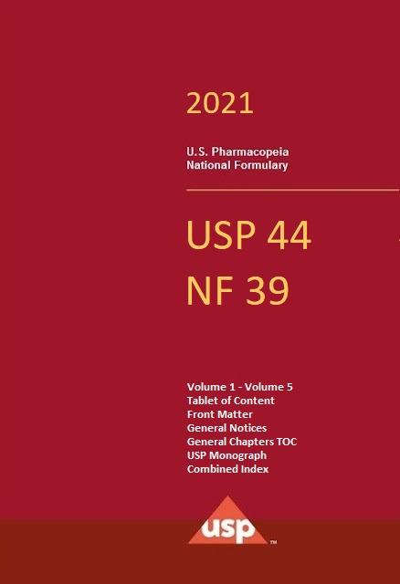 美国药典2021(USP44-NF39) 美国药典2021(USP44-NF39)
